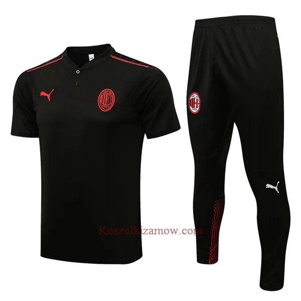 AC Milan Koszulka Polo Treningowa 2022-23 Czarny