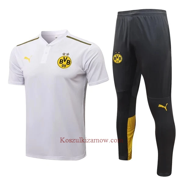 BVB Borussia Dortmund Koszulka Polo Treningowa 2022-23 Biały