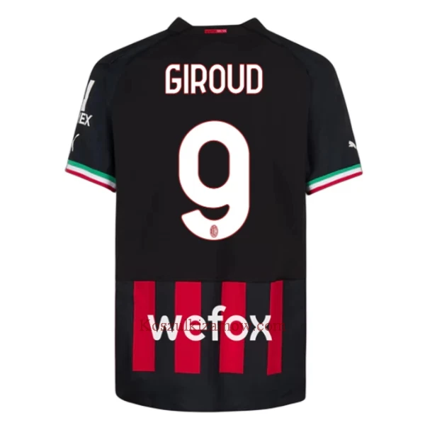 Koszulka AC Milan Giroud 9 2022-23 Domowa