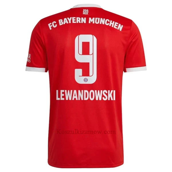 Koszulka FC Bayern Monachium Lewandowski 9 2022-23 Domowa