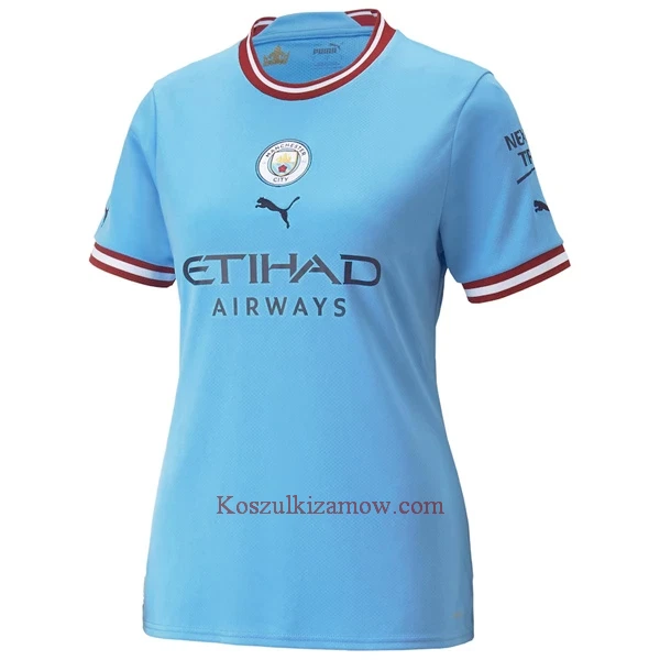 Koszulka Manchester City 2022-23 Domowa Damska