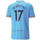 Koszulka Manchester City De Bruyne 17 2022-23 Domowa