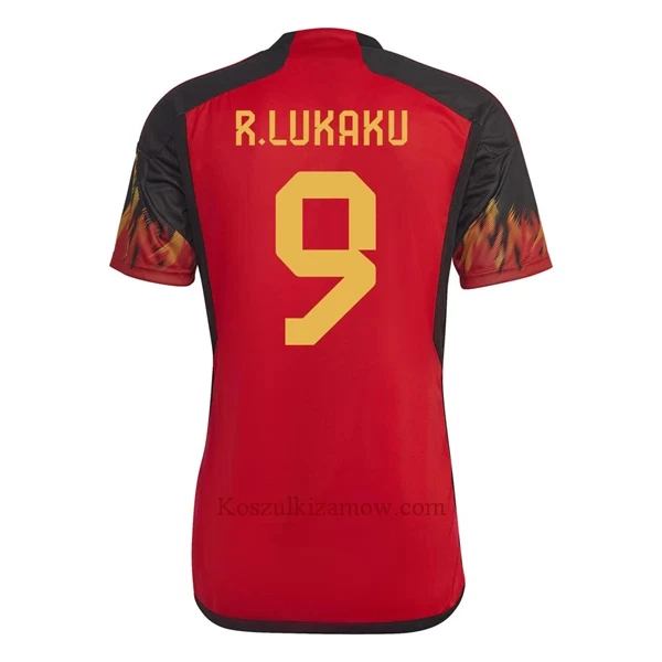 Koszulka Belgia Lukaku 9 MŚ 2022 Domowa