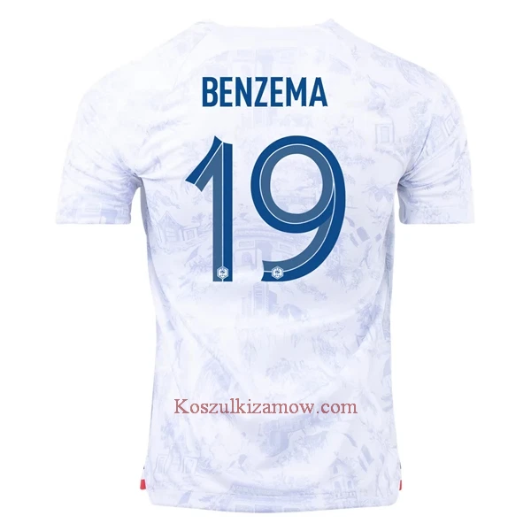 Koszulka Francja Benzema 19 MŚ 2022 Wyjazdowa