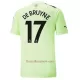 Koszulka Manchester City De Bruyne 17 2022-23 Trzecia