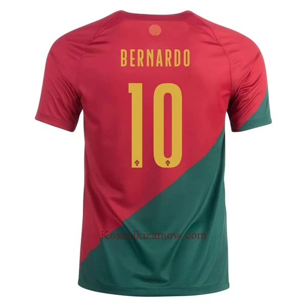 Koszulka Portugalia Bernardo 10 MŚ 2022 Domowa