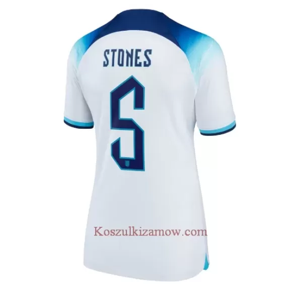 Koszulka Anglia John Stones 5 MŚ 2022 Domowa Damska