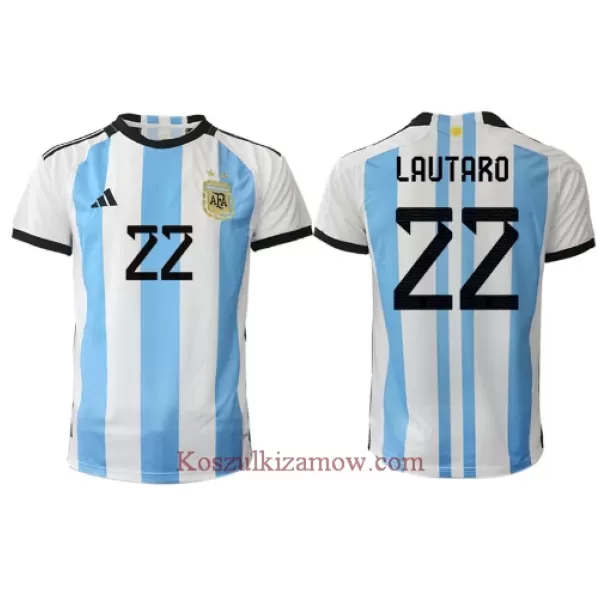 Koszulka Argentyna Lautaro Martinez 22 MŚ 2022 Domowa