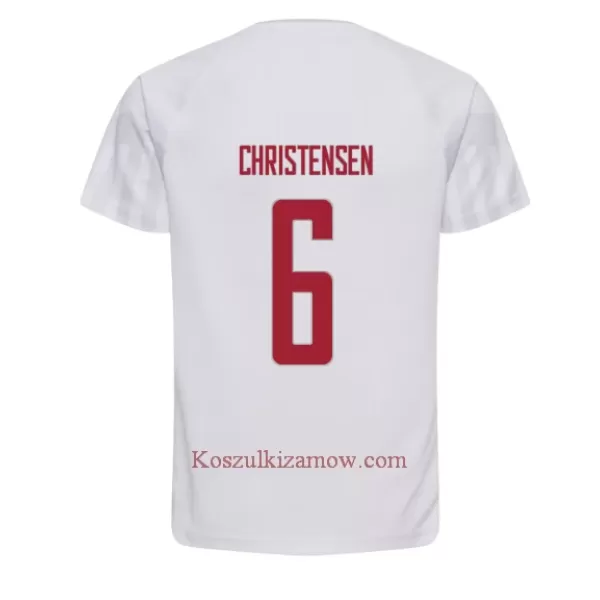 Koszulka Dania Andreas Christensen 6 MŚ 2022 Wyjazdowa