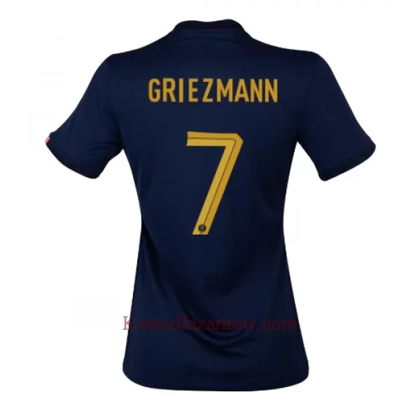 Koszulka Francja Antoine Griezmann 7 MŚ 2022 Domowa Damska