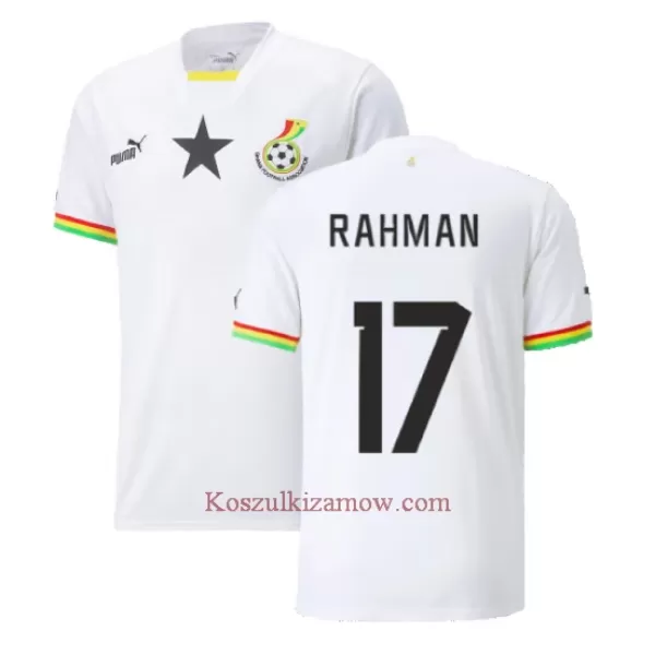 Koszulka Ghana Baba Rahman 17 MŚ 2022 Domowa