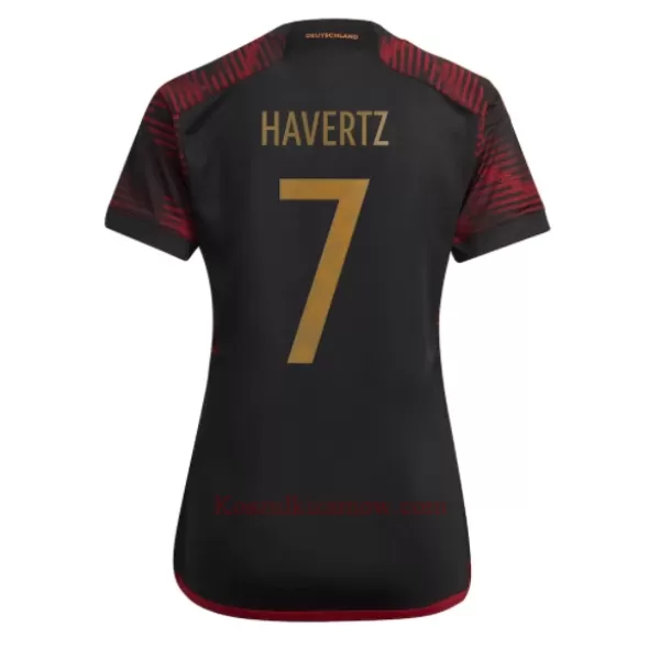 Koszulka Niemcy Kai Havertz 7 MŚ 2022 Wyjazdowa Damska