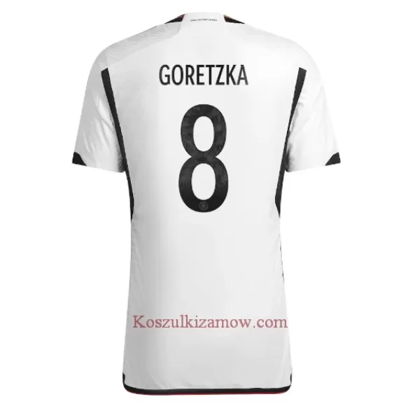 Koszulka Niemcy Leon Goretzka 8 MŚ 2022 Domowa