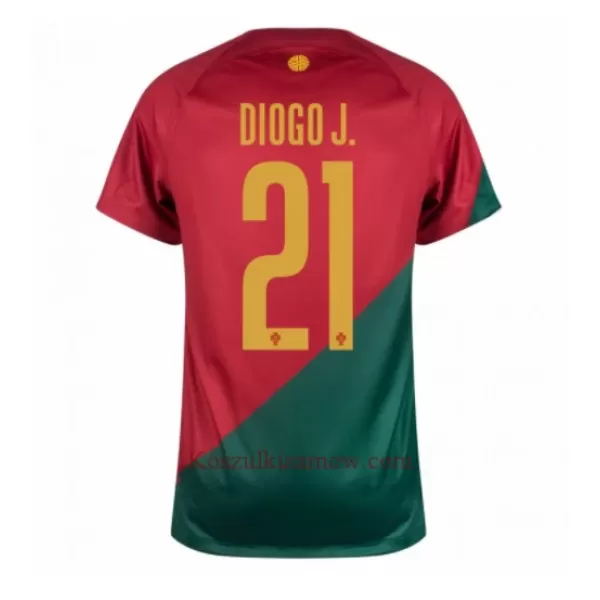 Koszulka Portugalia Diogo Jota 21 MŚ 2022 Domowa