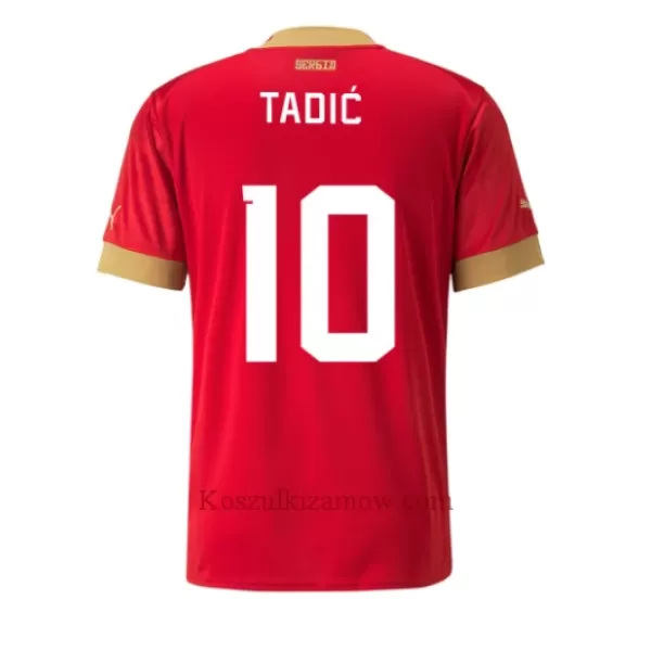 Koszulka Serbia Dusan Tadic 10 MŚ 2022 Domowa