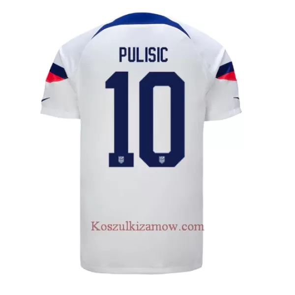 Koszulka USA Christian Pulisic 10 MŚ 2022 Domowa