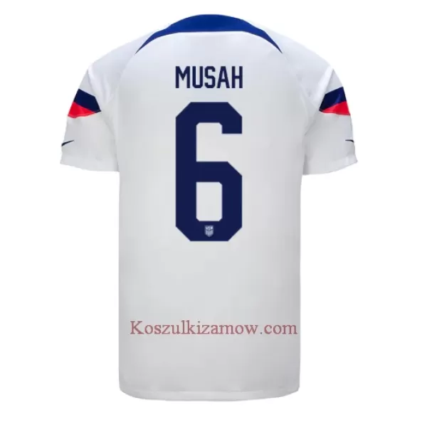 Koszulka USA Yunus MUSAh 6 MŚ 2022 Domowa