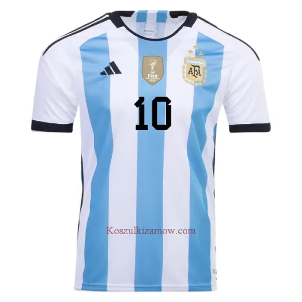 Koszulka Argentyna 3 Star Messi 10 MŚ 2022 Domowa