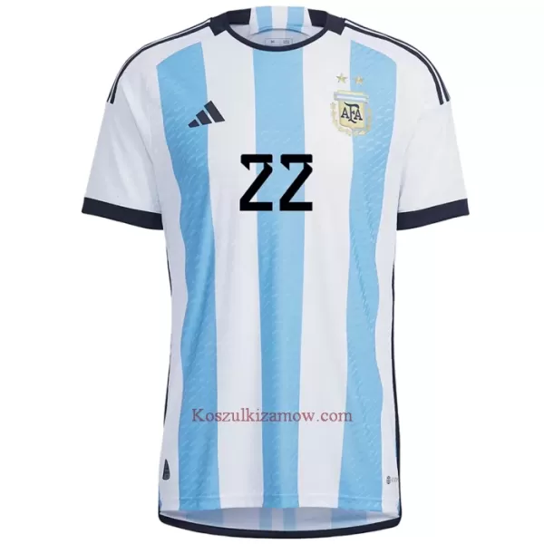 Koszulka Argentyna Lautaro Martinez 22 MŚ 2022 Domowa