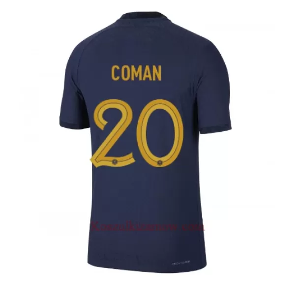 Koszulka Francja Kingsley Coman 20 MŚ 2022 Domowa