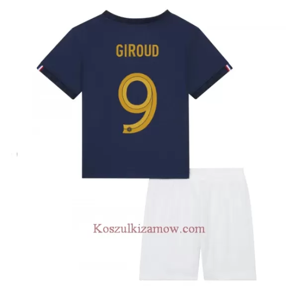 Koszulka Francja Olivier Giroud 9 MŚ 2022 Domowa Dziecięca