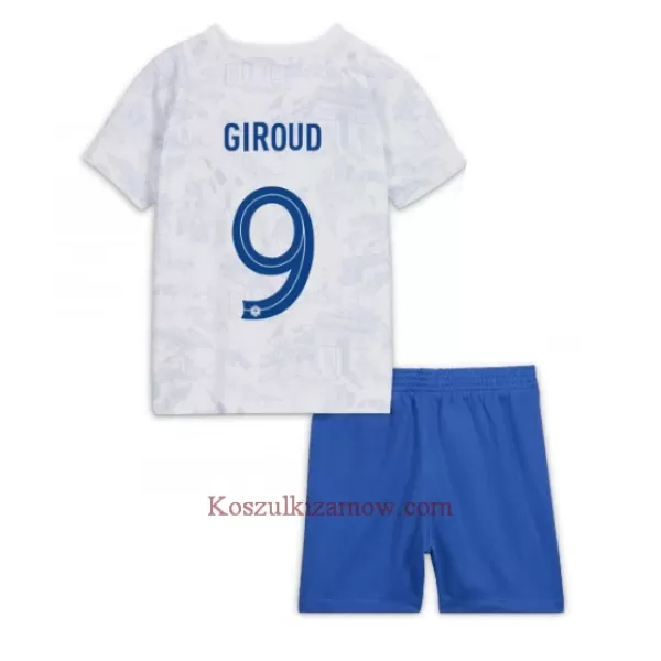 Koszulka Francja Olivier Giroud 9 MŚ 2022 Wyjazdowa Dziecięca