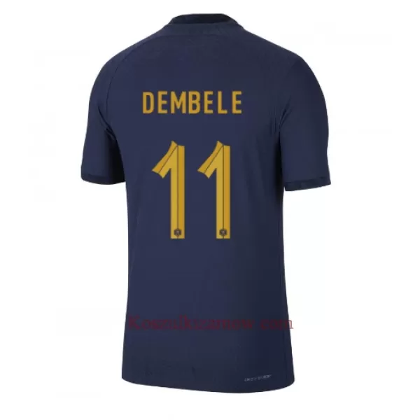 Koszulka Francja Ousmane Dembele 11 MŚ 2022 Domowa