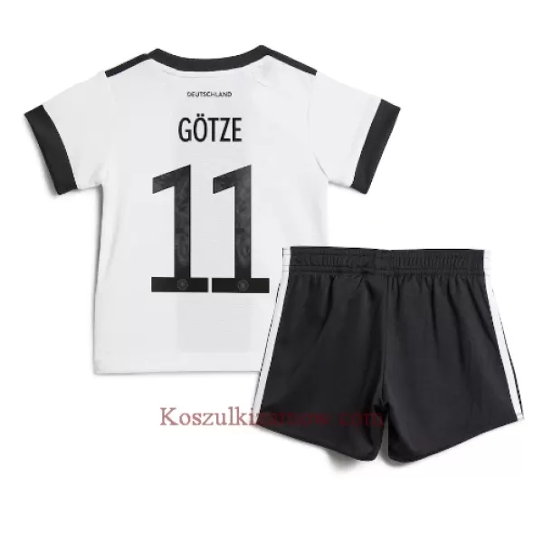 Koszulka Niemcy Mario Gotze 11 MŚ 2022 Domowa Dziecięca