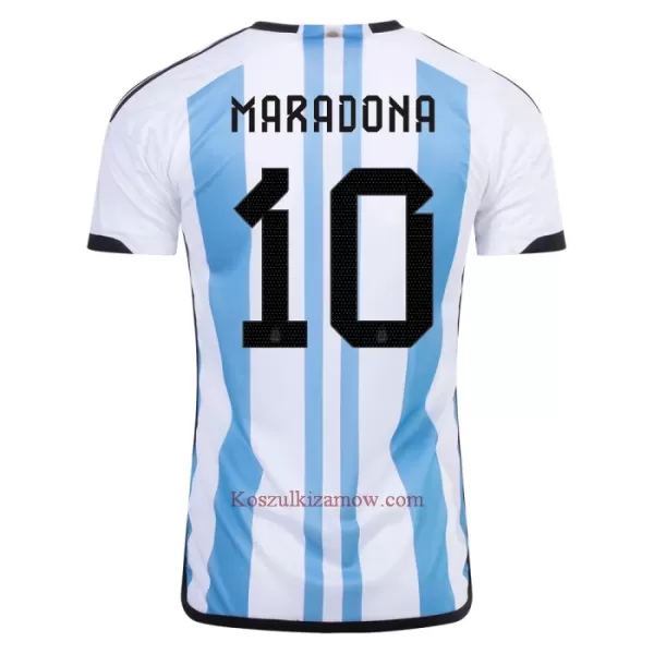 Koszulka Argentyna 3 Star MARADONA 10 MŚ 2022 Domowa