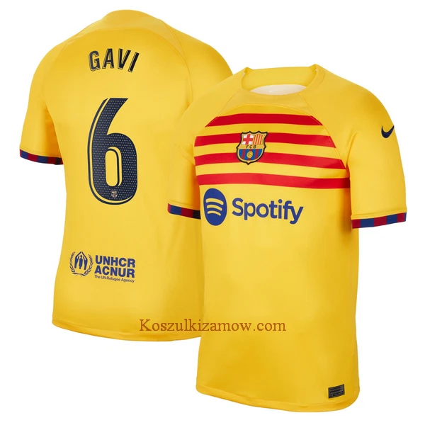 Koszulka FC Barcelona GAVI 6 2022-23 Czwarta