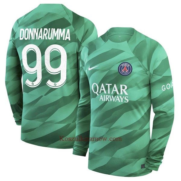 Koszulka Bramkarska Paris Saint-Germain Donnarumma 99 23/24 Domowa Długi Rękaw