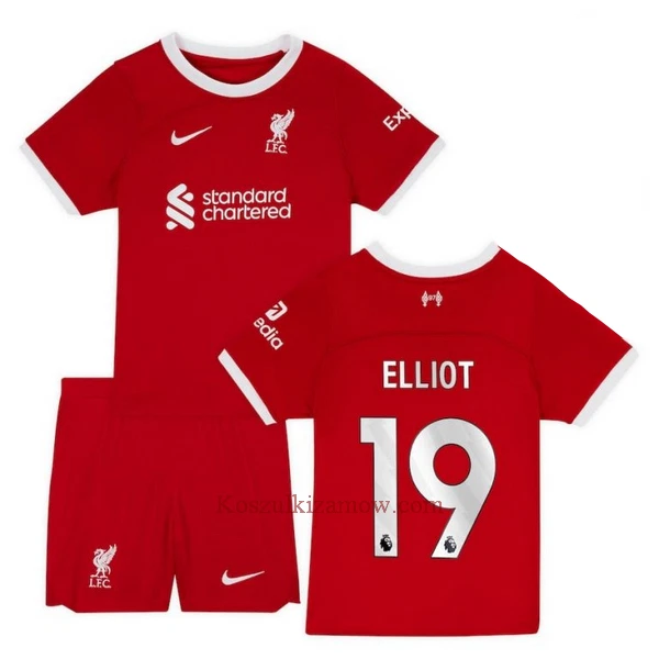 Koszulka Liverpool Elliot 19 23/24 Domowa Dziecięca