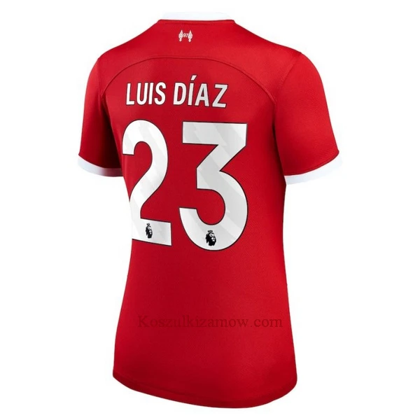 Koszulka Liverpool Luis Díaz 23 23/24 Domowa Damska