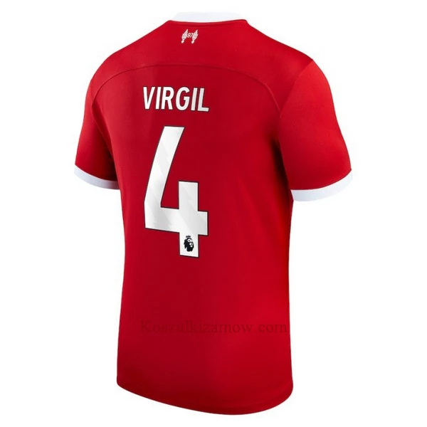 Koszulka Liverpool Virgil 4 23/24 Domowa