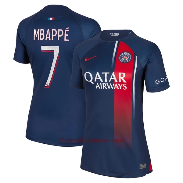 Koszulka Paris Saint-Germain Mbappé 7 23/24 Domowa Damska