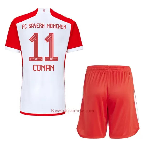 Koszulka FC Bayern Monachium Coman 11 23/24 Domowa Dziecięca