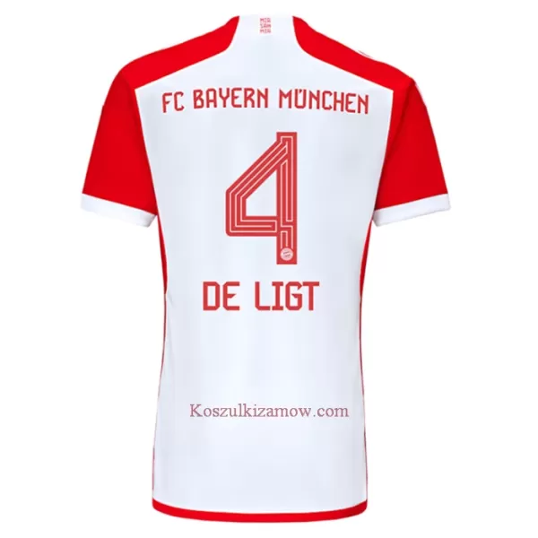 Koszulka FC Bayern Monachium De Ligt 4 23/24 Domowa