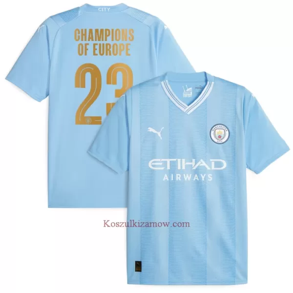 Koszulka Manchester City Champions of Europe 23/24 Domowa