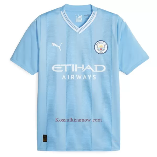 Koszulka Manchester City Champions of Europe 23/24 Domowa Dziecięca