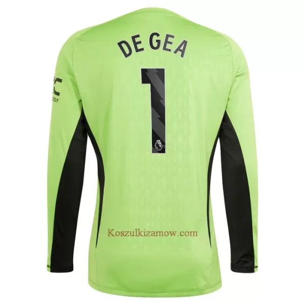 Koszulka Bramkarska Manchester United De Gea 1 23/24 Domowa Długi Rękaw