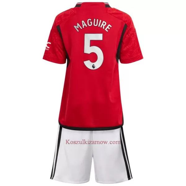 Koszulka Manchester United Maguire 5 23/24 Domowa Dziecięca