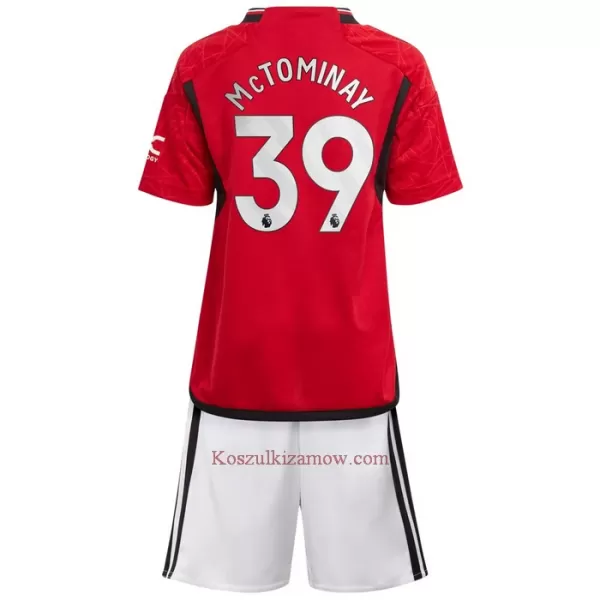 Koszulka Manchester United McTominay 39 23/24 Domowa Dziecięca