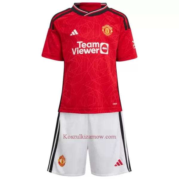 Koszulka Manchester United Shaw 23 23/24 Domowa Dziecięca