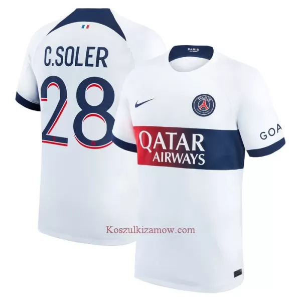 Koszulka Paris Saint-Germain C. Soler 28 23/24 Wyjazdowa