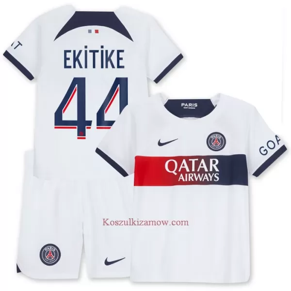 Koszulka Paris Saint-Germain Ekitike 44 23/24 Wyjazdowa Dziecięca