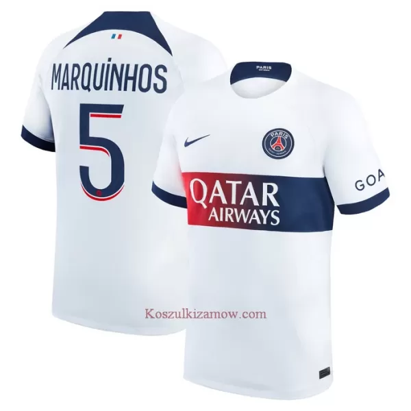 Koszulka Paris Saint-Germain Marquinhos 5 23/24 Wyjazdowa