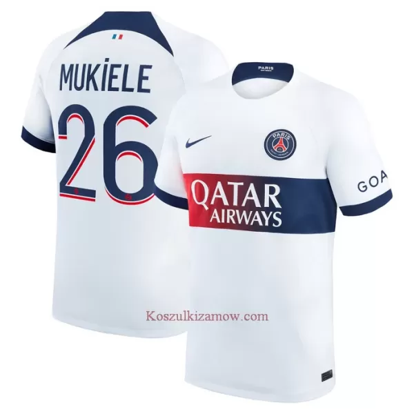 Koszulka Paris Saint-Germain Mukiele 26 23/24 Wyjazdowa