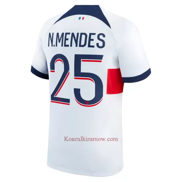 Koszulka Paris Saint-Germain N.Mendes 25 23/24 Wyjazdowa