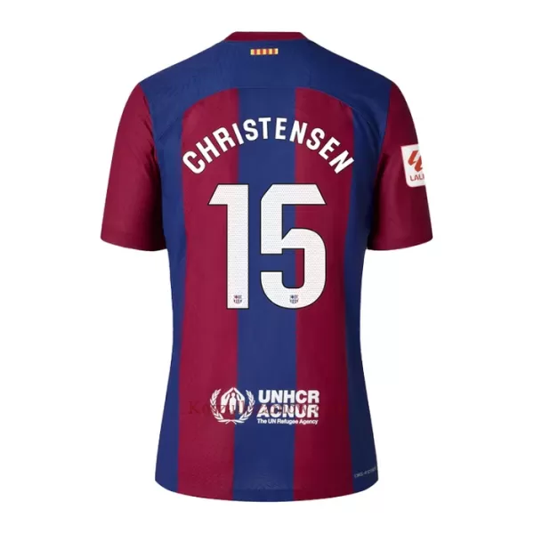 Koszulka FC Barcelona Christensen 15 23/24 Domowa Dziecięca