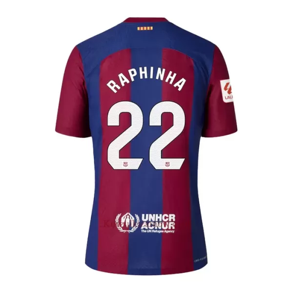 Koszulka FC Barcelona Raphinha 22 23/24 Domowa Dziecięca